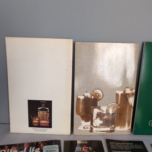 Lot of 7 Liquor Recipe Booklets Joy of Cordials Amaretto Seagram Kahlua Food - Picture 7 of 11